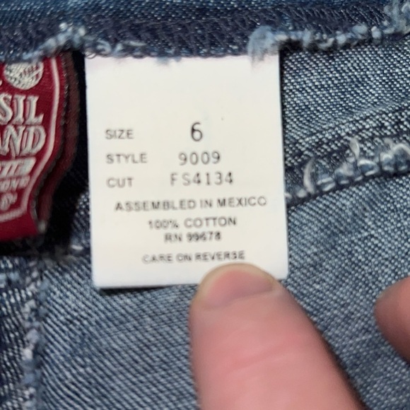 Fossil Brand Bootcut Jeans 6 - Picture 7 of 8